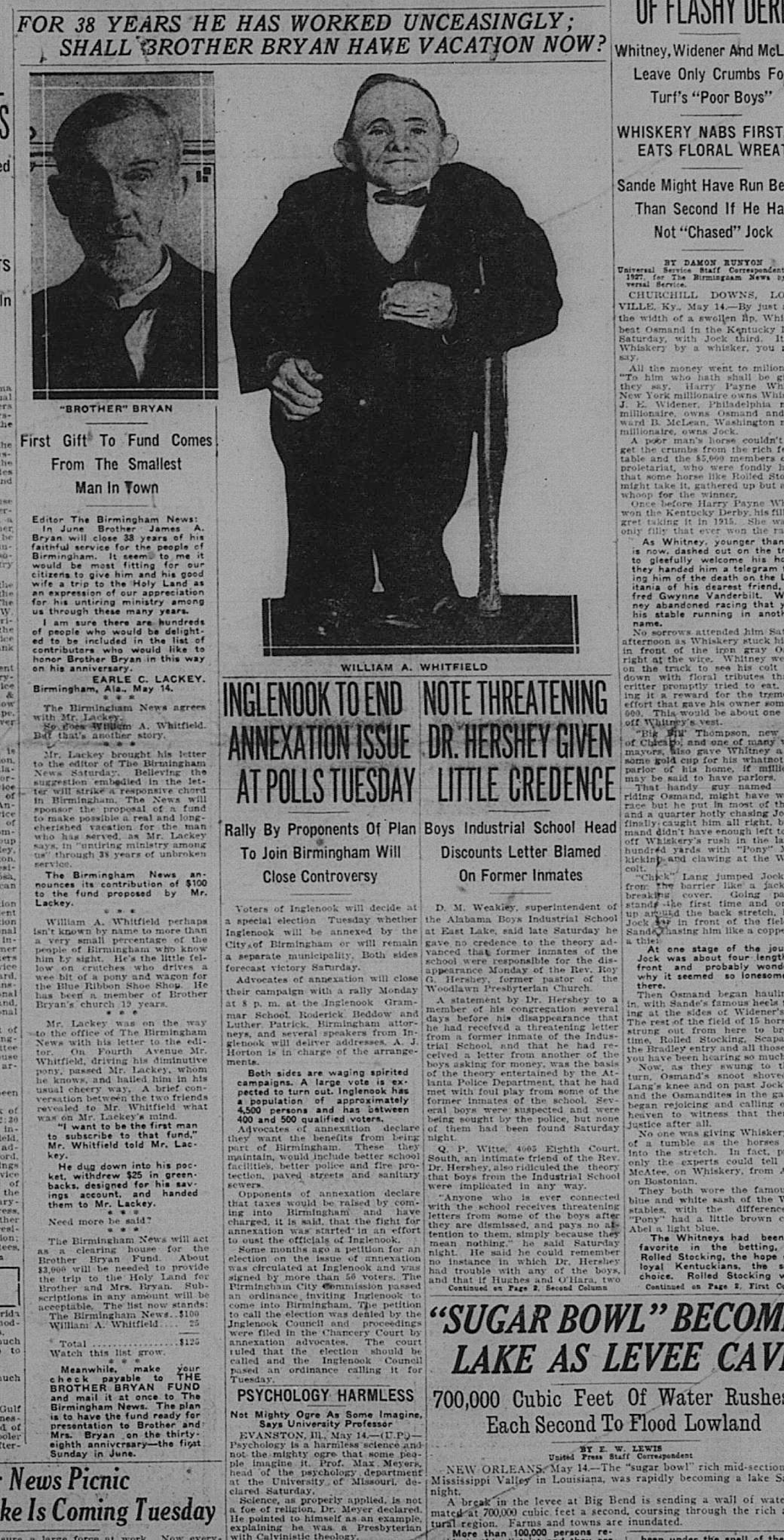 For 38 Years He Has Worked Unceasingly